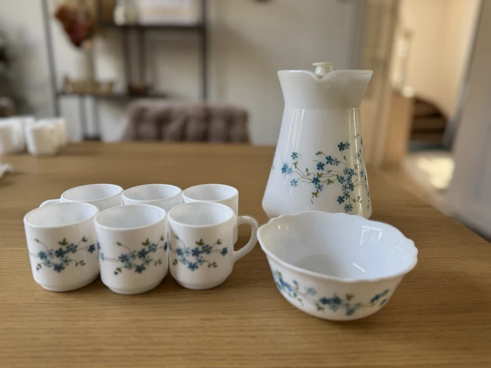 vaisselle arcopal vintage (lotus, myosotis..)