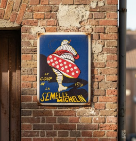 plaque émaillée michelin