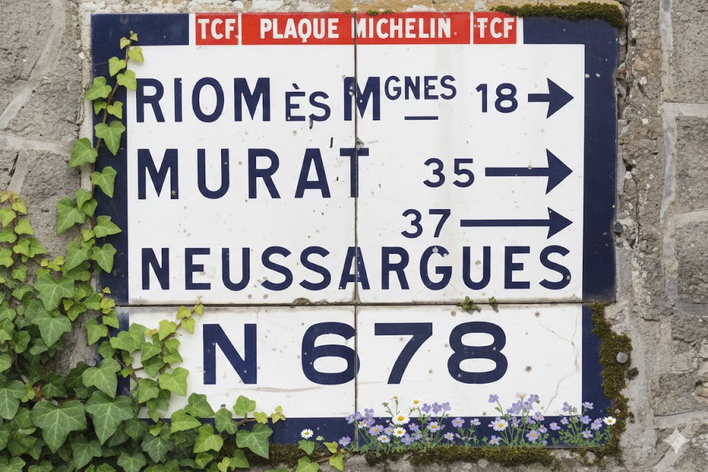 plaque émaillée michelin