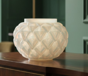 vases lalique : cristal art déco