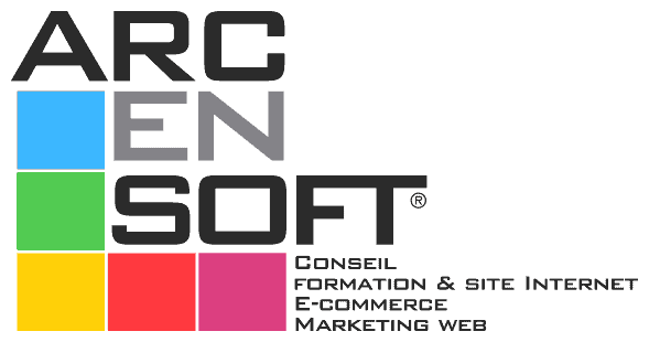 arcensoft logo texte fond transparent