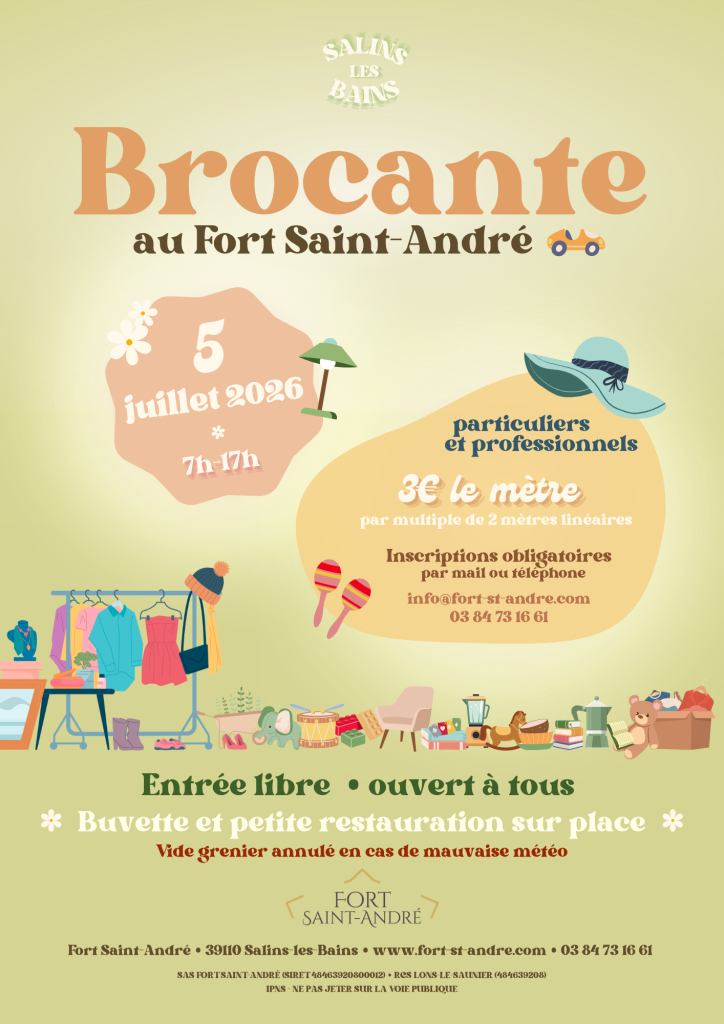 Brocante au Fort Saint André